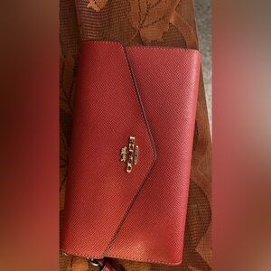 Coach wallet. Red